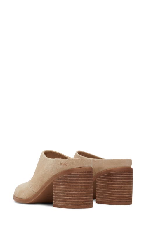 Toms Women's Jutti Neat Classic Almond Toe Flats In Natural