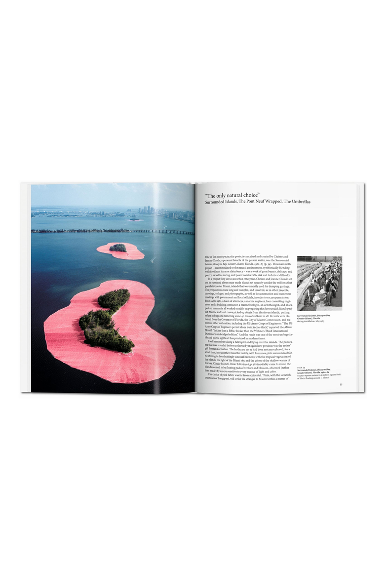 Christo and Jeanne Claude Book, Alternate, color, White