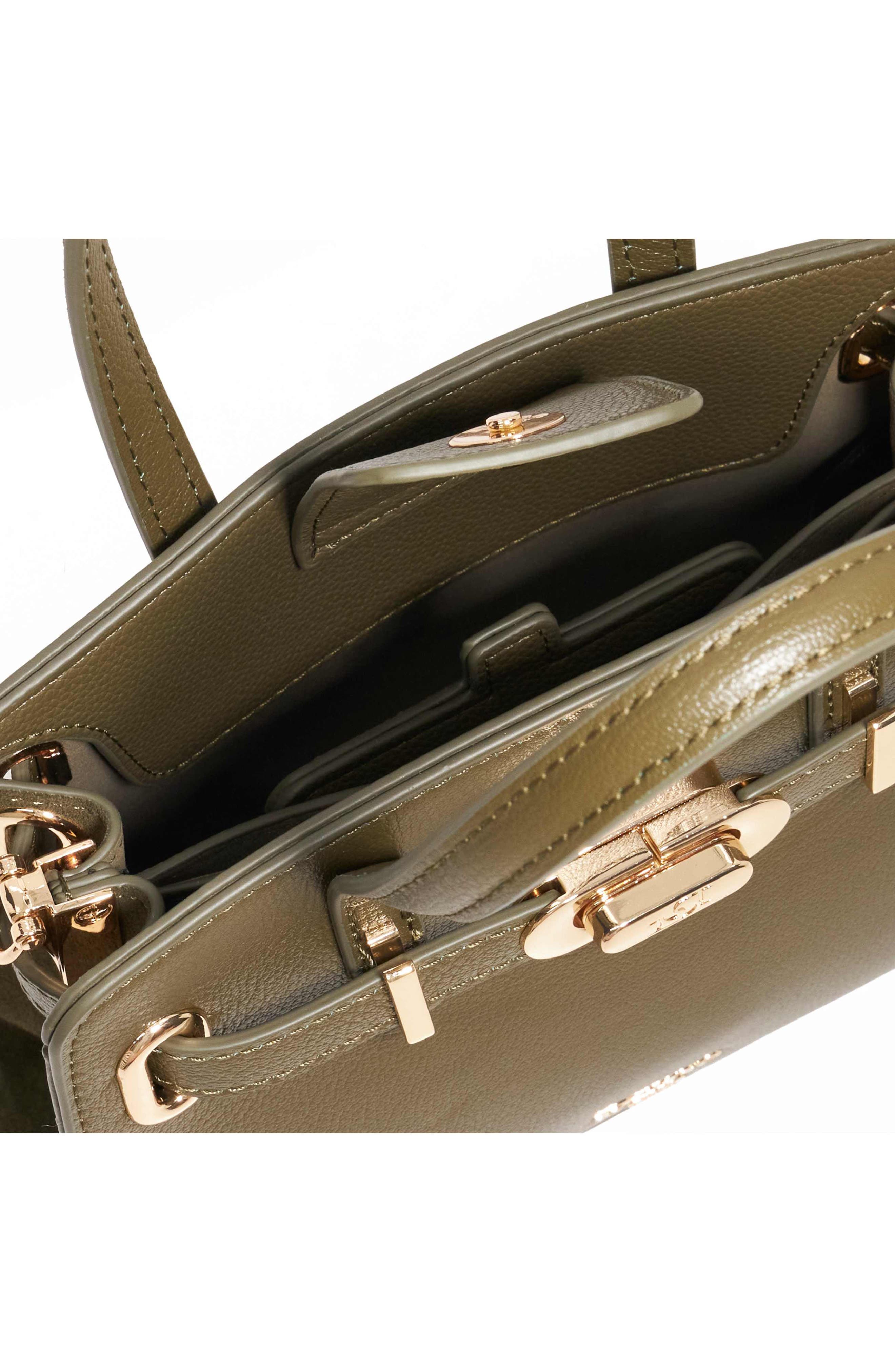 Dune London Dinidefine Tote, Alternate, color, Dark Green