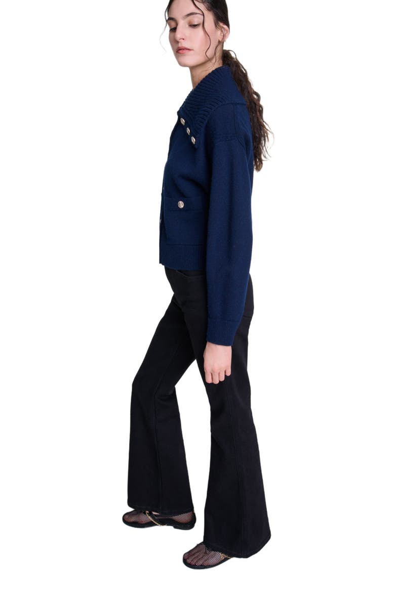 maje Flared jeans, Alternate, color, 