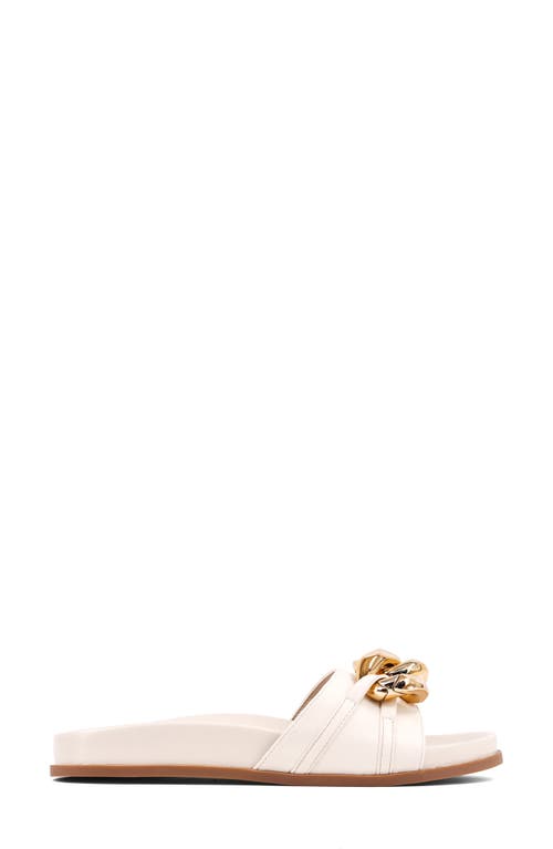 Shushop Cassie Slide Sandal In White