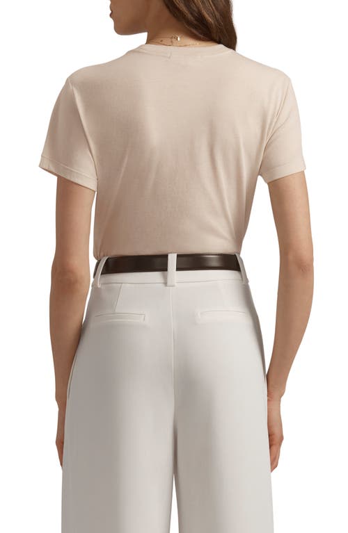 Favorite Daughter Cropped Collegiate T-shirt In Neutral