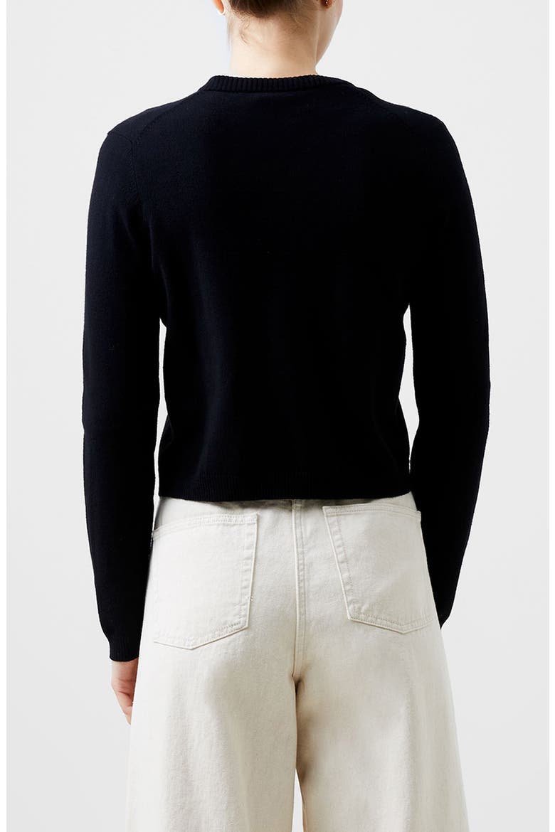 Crop Cardigan, Alternate, color, BLACK