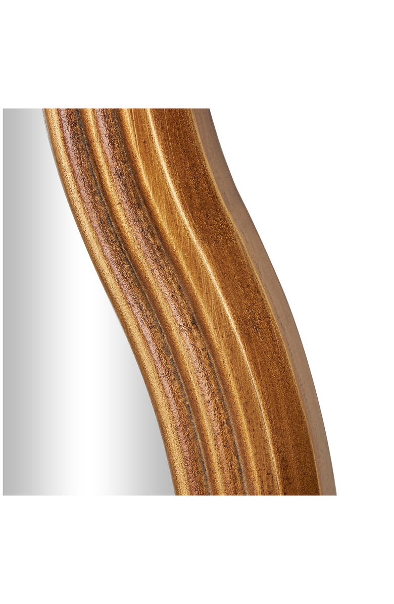 GINGER BIRCH STUDIO Wavy Wooden Wall Mirror, Alternate, color, 