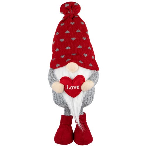 Northlight Plush "love" Valentine's Day Gnome In Red
