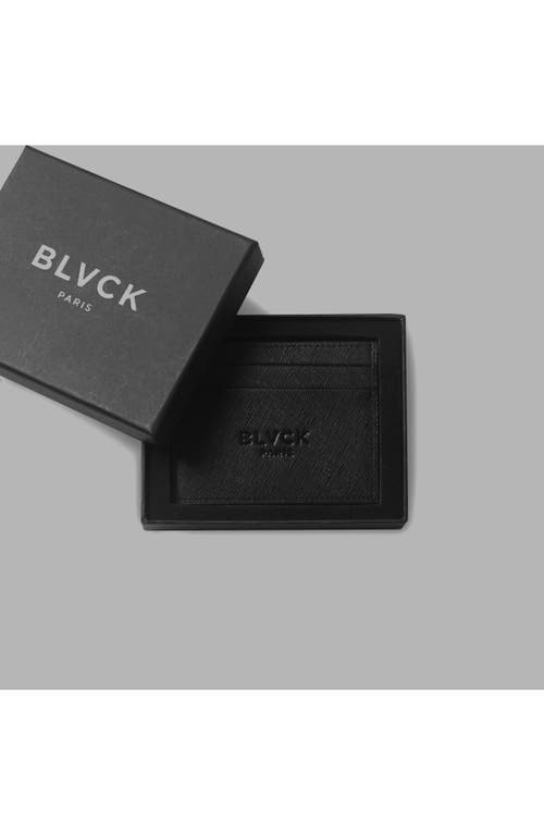 Blvck Paris Classic Card Holder In Black