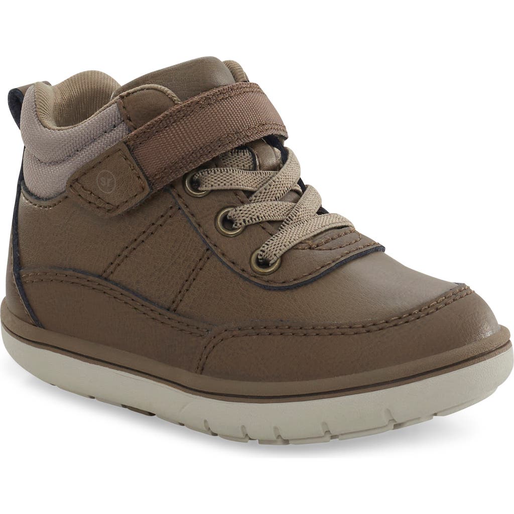 Stride Rite Kids' Braxton Sneaker In Brown