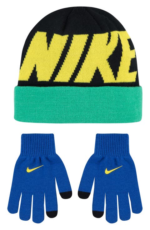 Wordmark Colorblock Beanie (Big Kid)