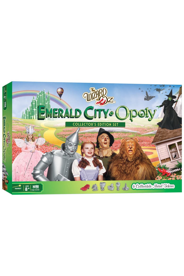 The Wizard of Oz Emerald City Opoly, Main, color, Multicolor