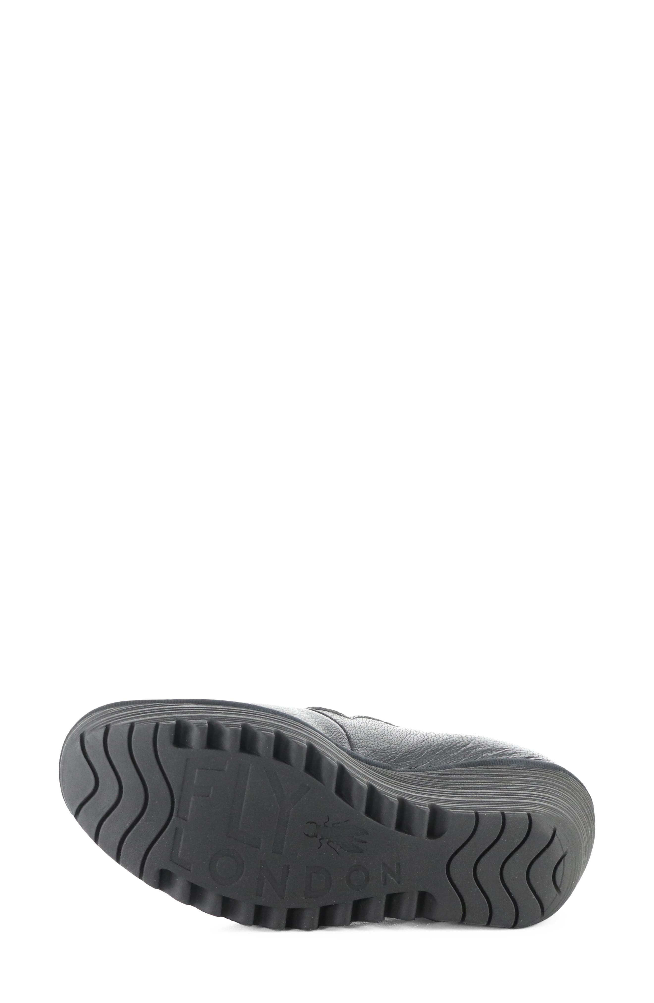 Yerk Wedge Pump, Alternate, color, BLACK SMOOTH LEATHER