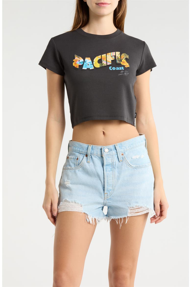 Haley O Shrunken Graphic T-Shirt, Main, color, WASHED BLACK