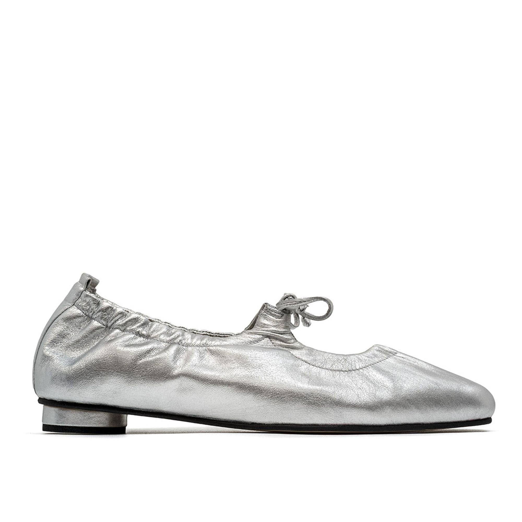 Gemma Flats, Main, color, Silver