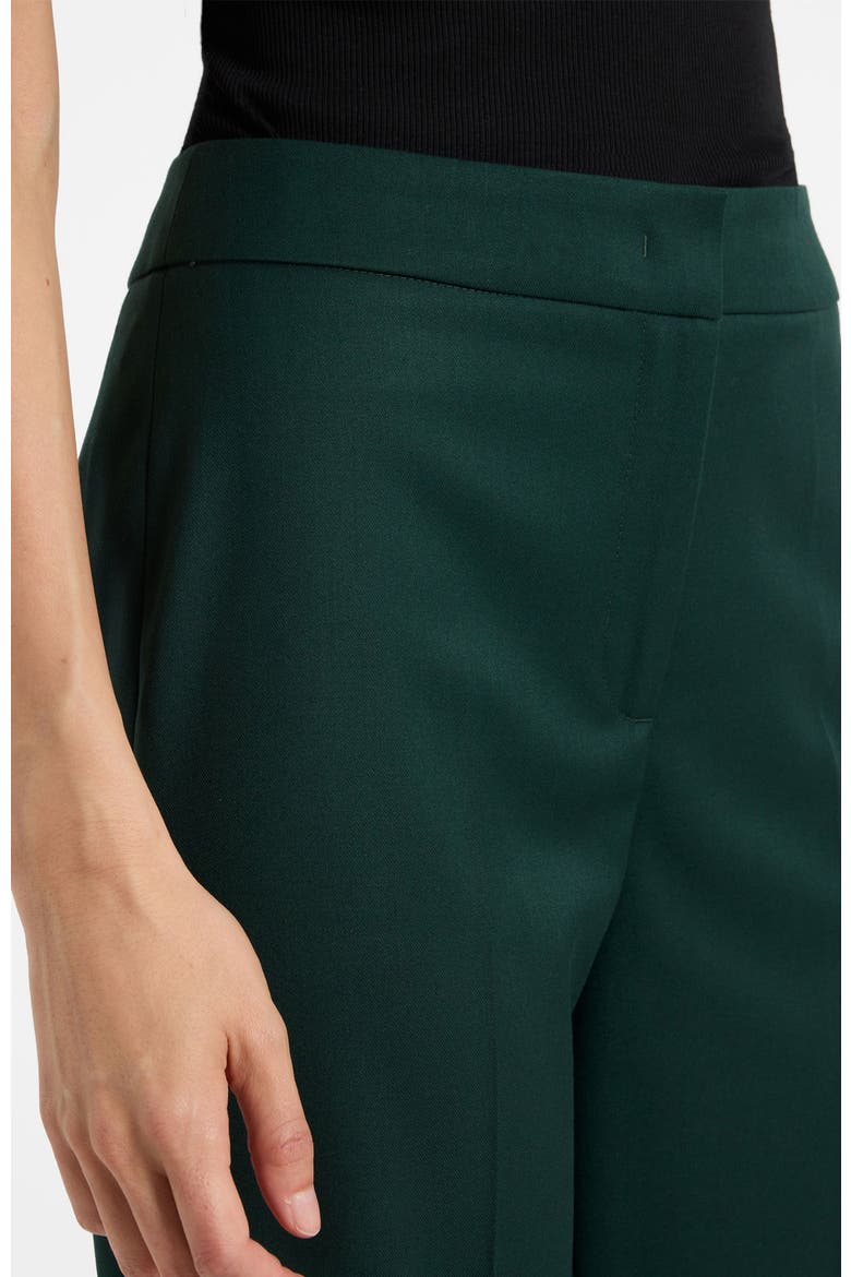 Brenda Wide leg Pant in Soft Stretch Twill, Alternate, color, Evergreen