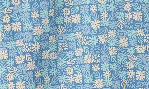 O'neill Kids' Oasis Palm Tree Print Short Sleeve Button-up Shirt