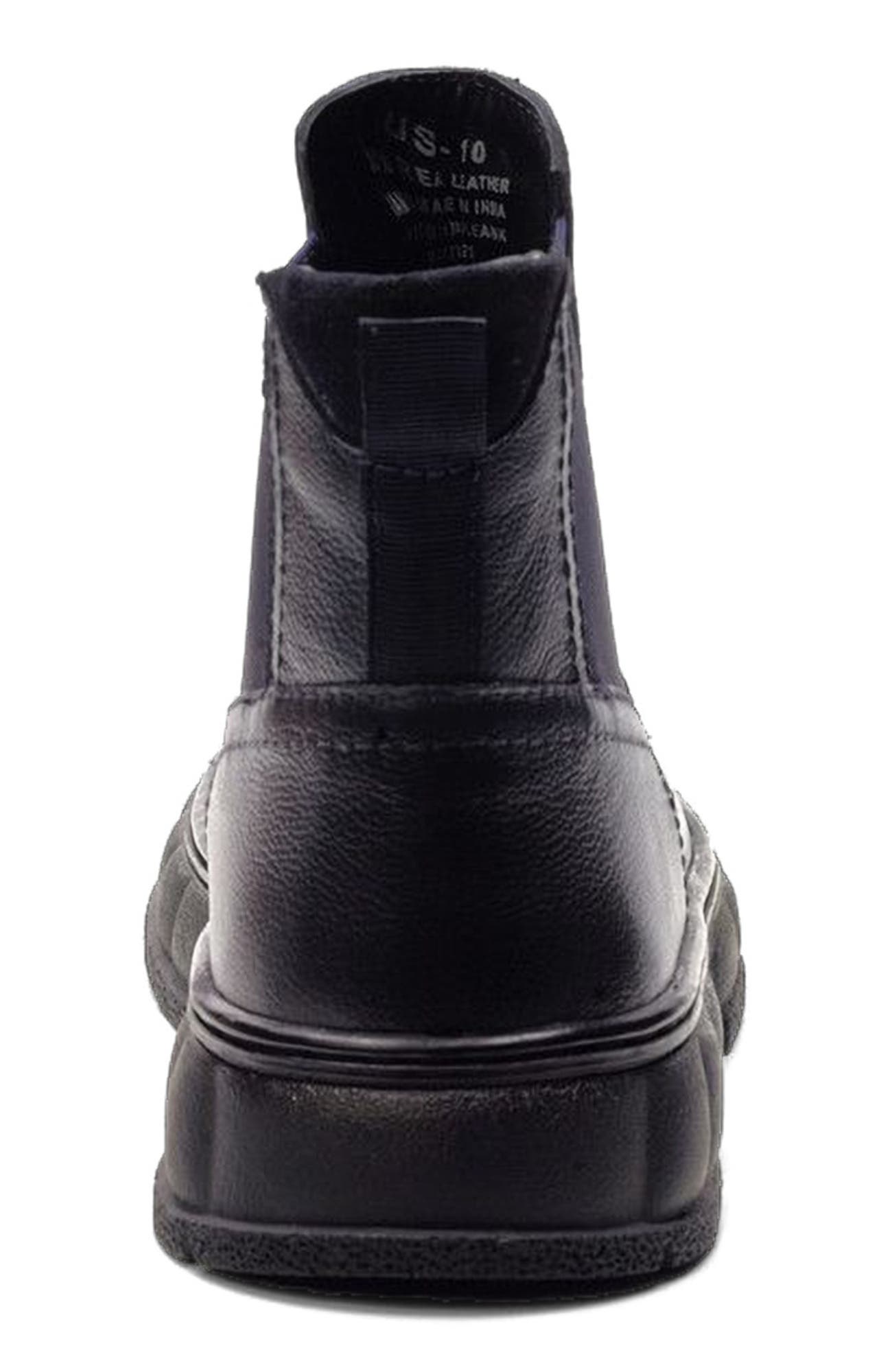 Axis Chelsea Boot, Alternate, color, Navy Leather