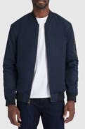 True Classic Water Resistant Cotton Blend Bomber Jacket