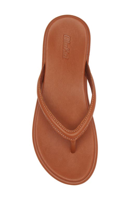 Olukai Tiare Flip Flop In Brown