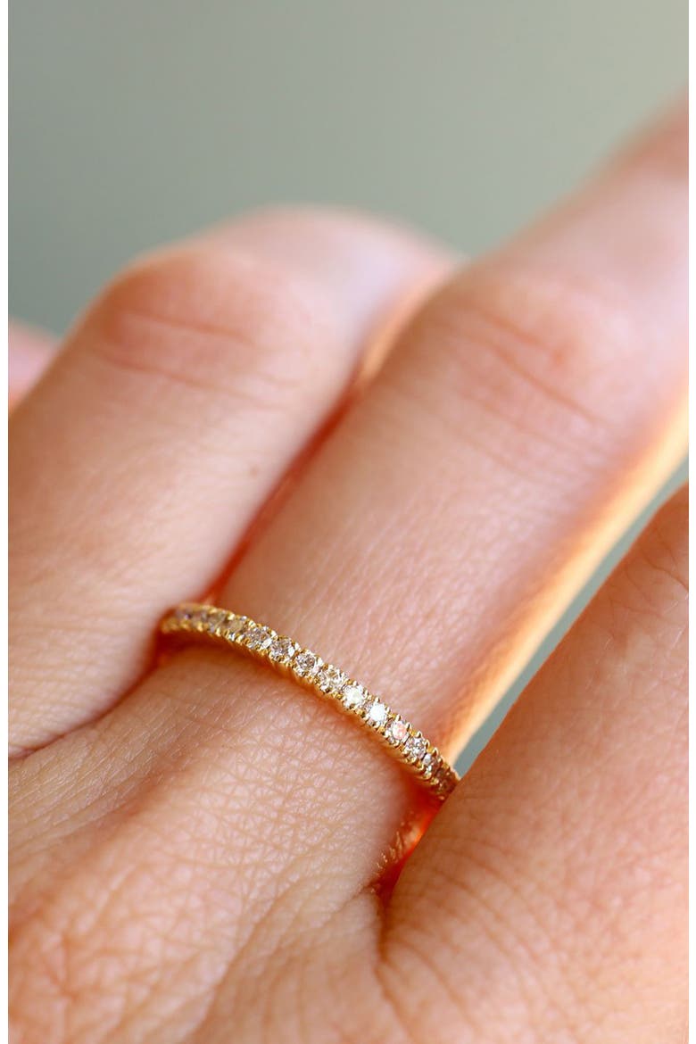 Prong Set Diamond Eternity Band, Alternate, color, GOLD/ DIAMOND