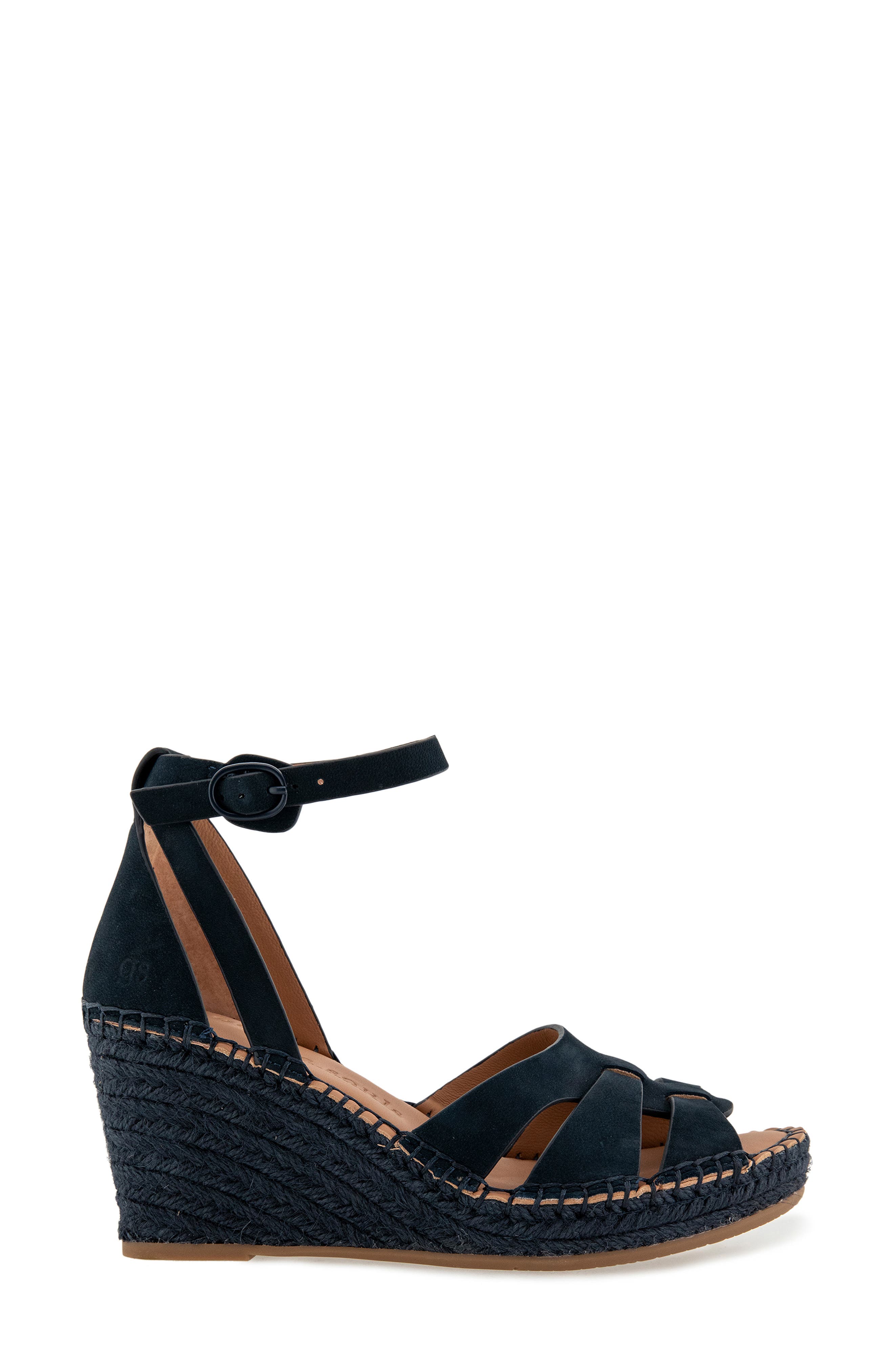 Espadrille Wedge Sandal, Alternate, color, NAVY NUBUCK