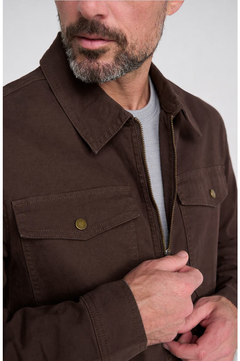 Zip Jacket, Alternate, color, BROWN