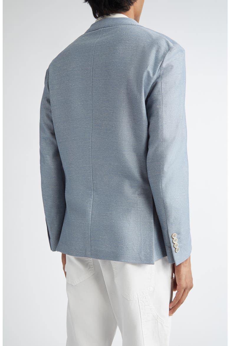 Unstructured Cotton & Linen Sport Coat, Alternate, color, 08 DENIM