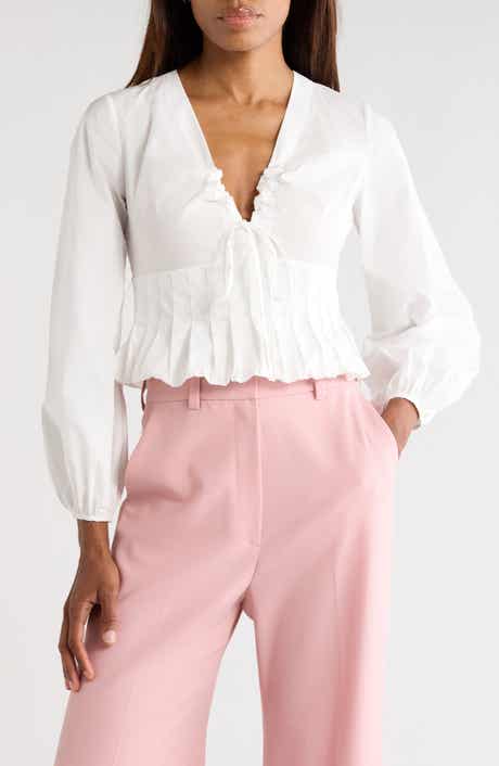 Yara Long Sleeve Peplum Top