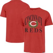 '47 Men's '47 Red Cincinnati Reds Pitchout Franklin T-Shirt