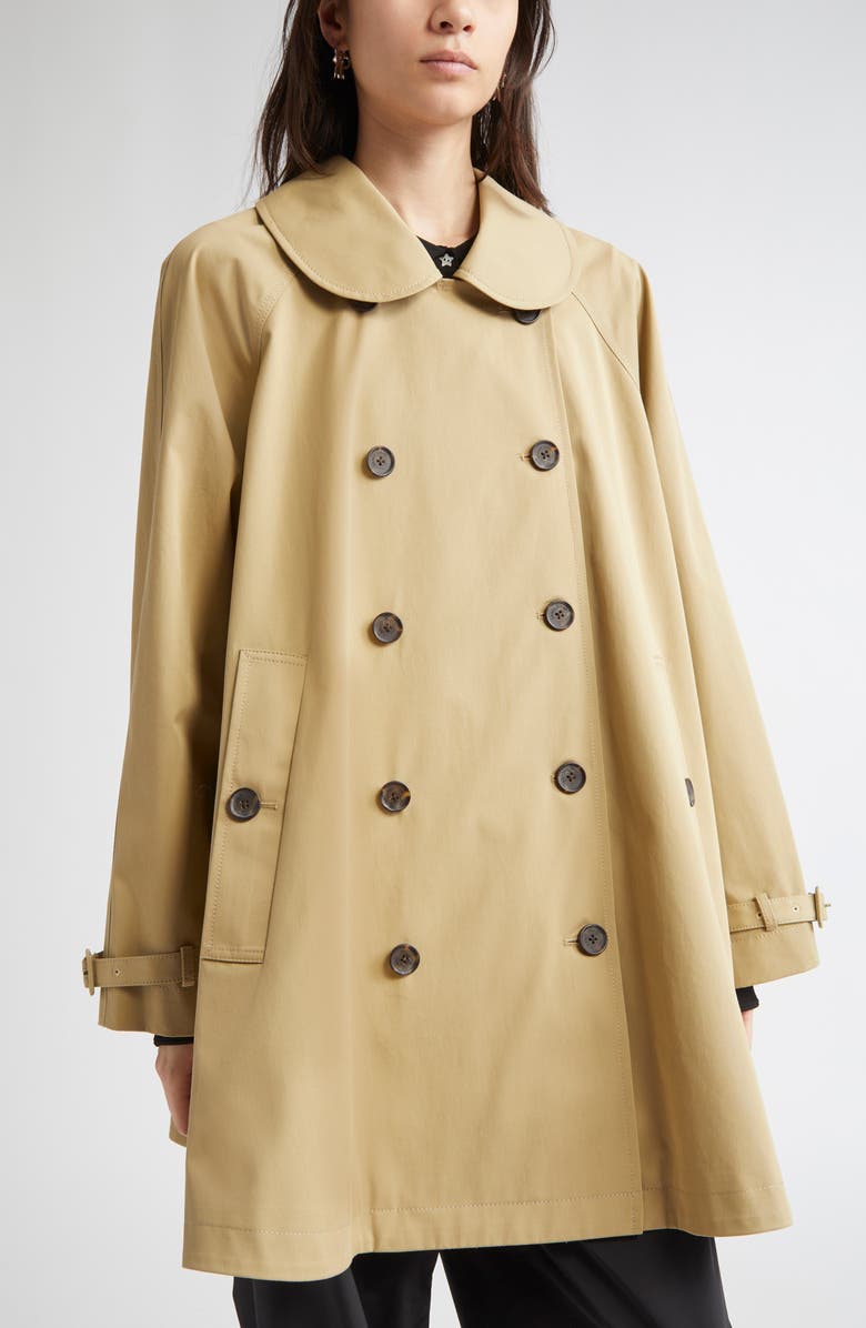 Sandy Liang Huxley Gabardine Trench Coat | Nordstrom