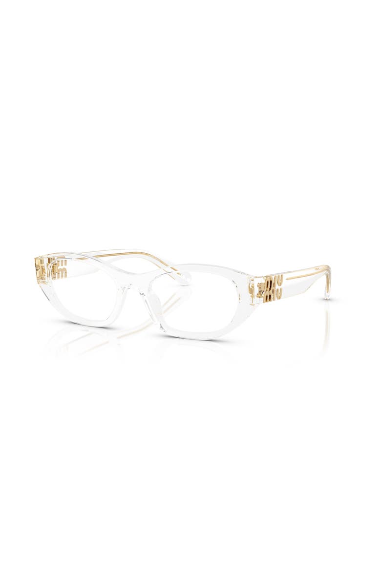 53mm Irregular optical glasses, Main, color, Transparent