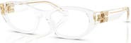 Miu Miu 53mm Irregular optical glasses