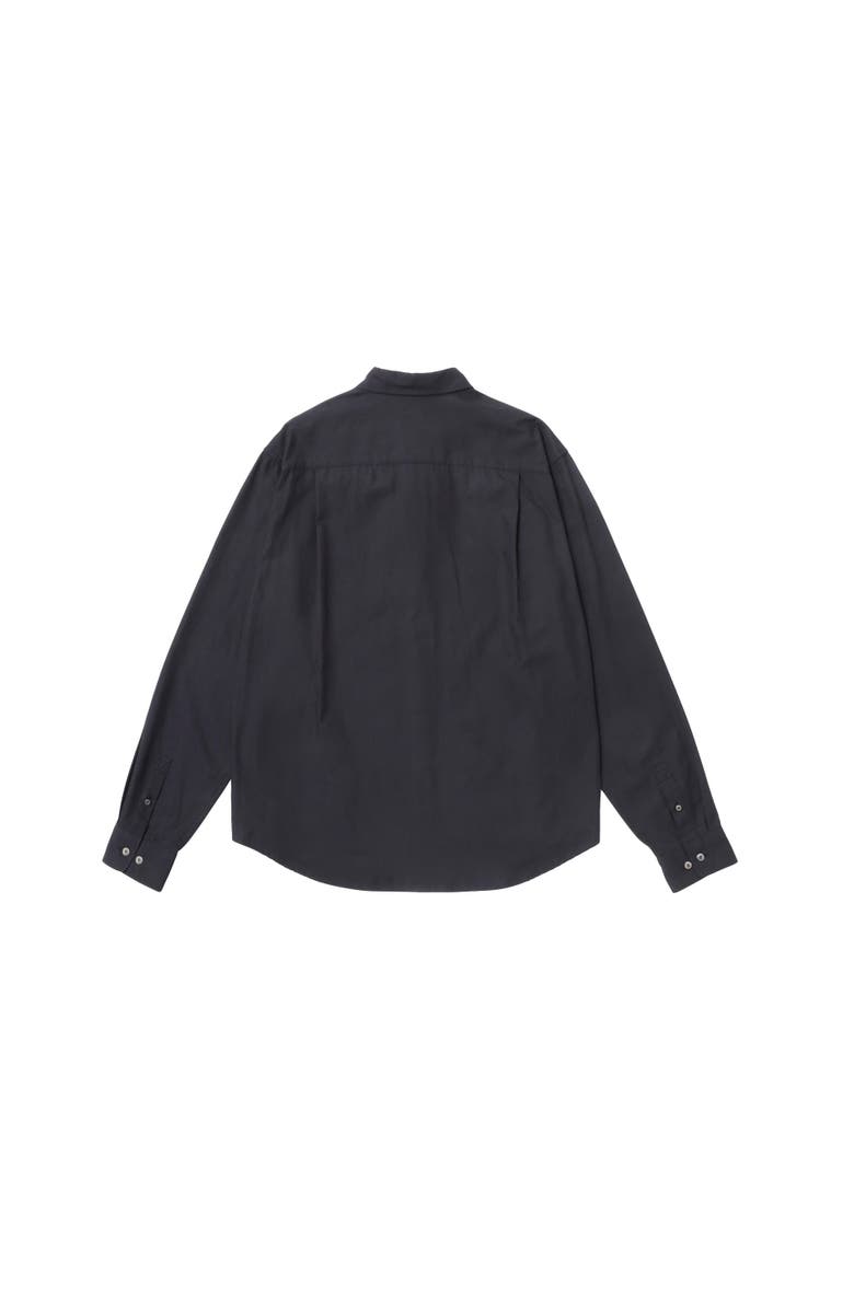 vowels Oxford Button Down Shirt, Alternate, color, Black