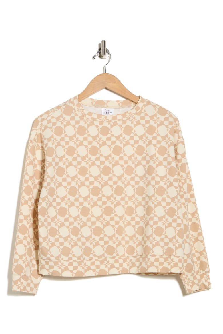 Check Me Out Long Sleeve Rashguard, Alternate, color, BEIGE/ CREAM