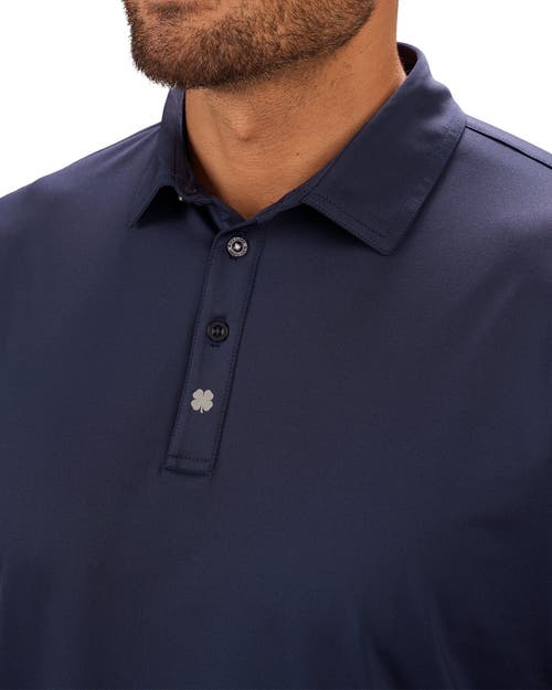Black Clover Crockett Polo In Blue