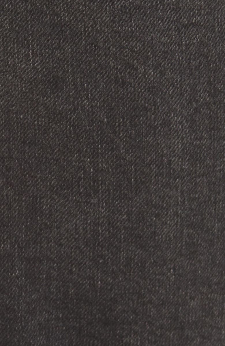 FRAME Le Crop High Waist Raw Hem Mini Bootcut Jeans, Alternate, color,
