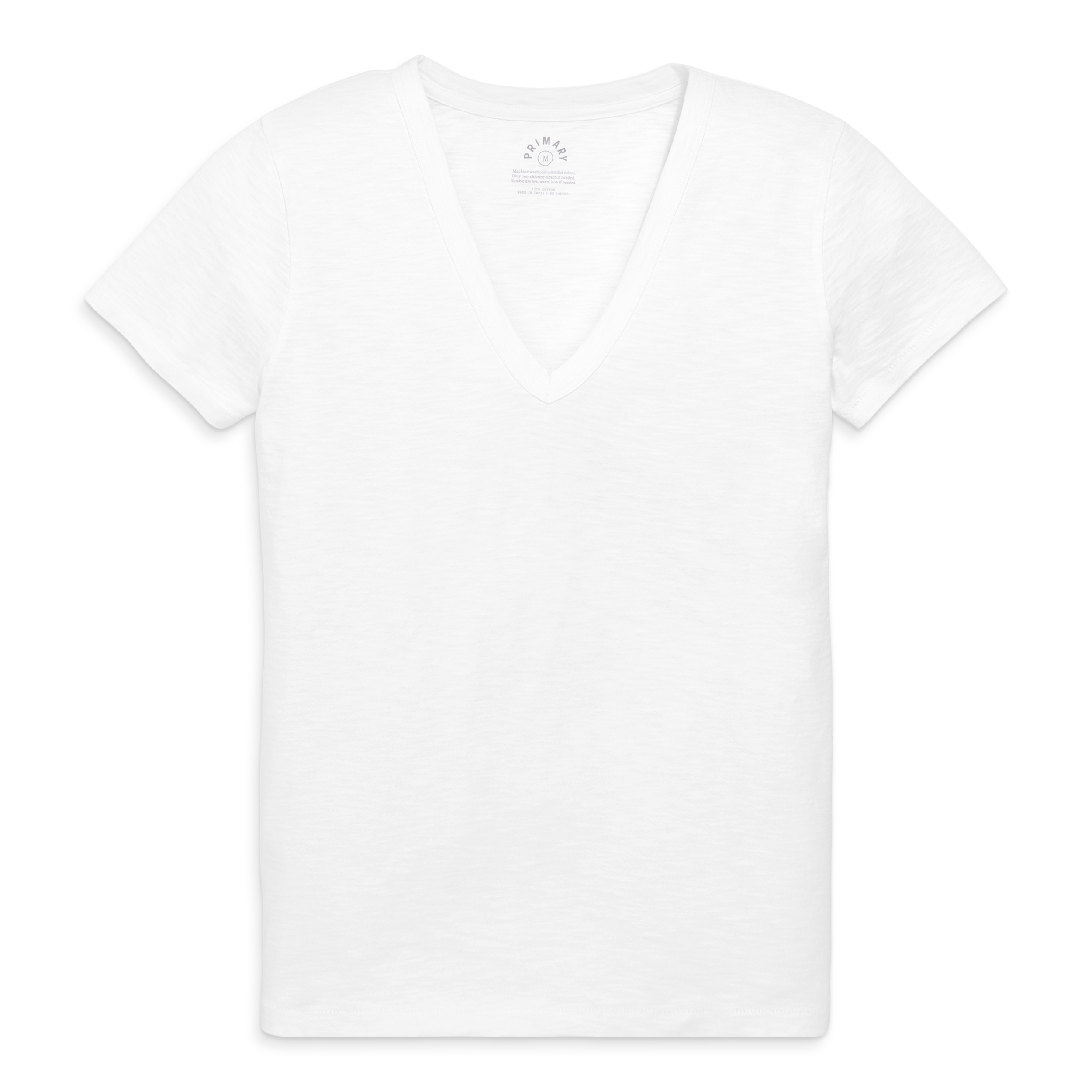 Women's Fit Classic Slub V-Neck Tee - image 3