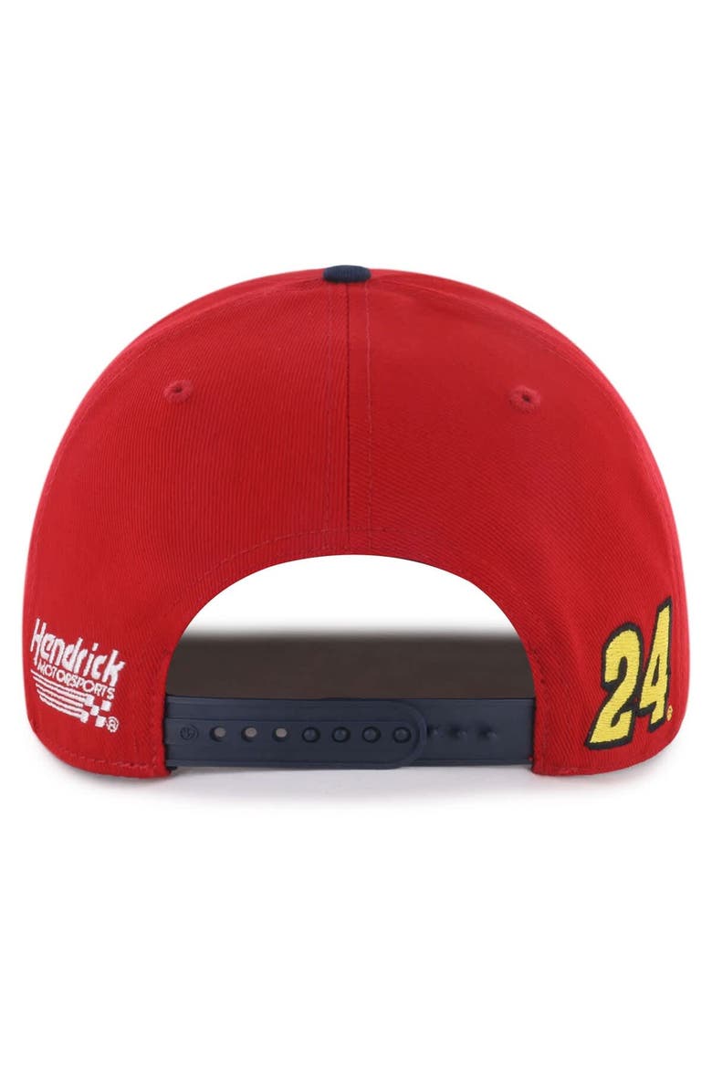 Men's '47  Red/White Jeff Gordon 1995 NASCAR Cup Series Champion Hitch Adjustable Hat, Alternate, color, Red
