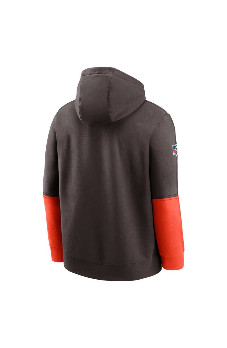 Nike Men's Nike Brown Cleveland Browns 2024 Sideline Club Pullover Hoodie, Alternate, color, Brown