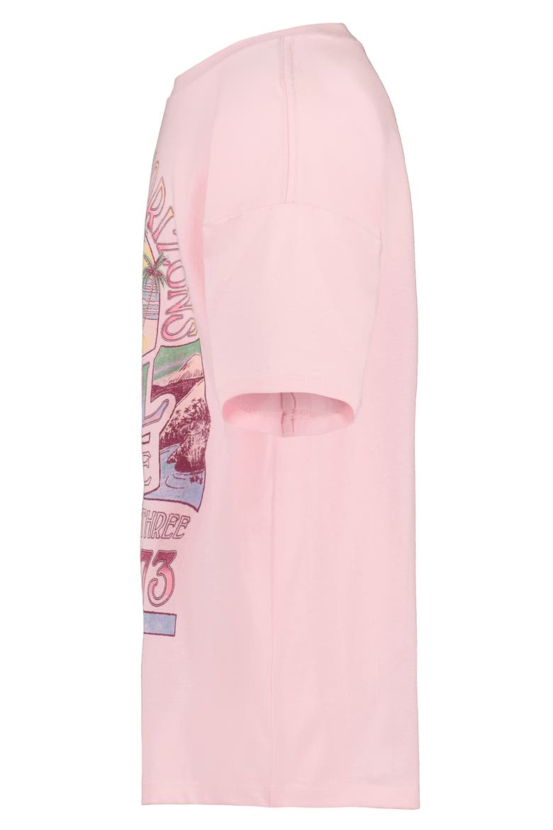 Kids' Horizons Graphic Oversized T-Shirt, Alternate, color, ROSEATE