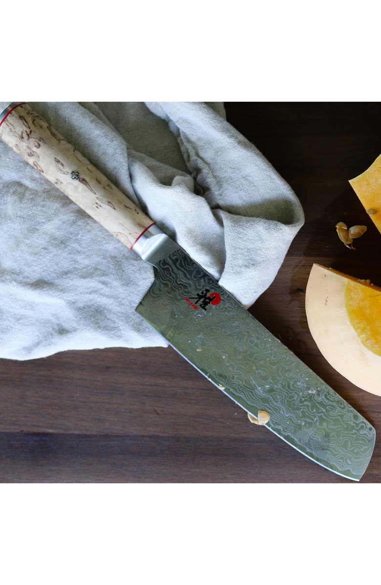 MIYABI Birchwood SG2 6.5-Inch Nakiri Knife, Alternate, color, Stainless Steel