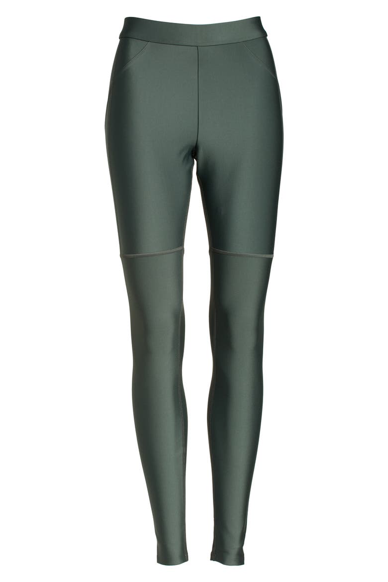 Utility Pocket High Waist Leggings, Alternate, color, DARK CACTUS