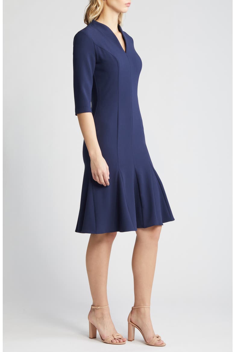 Allic High Neck Dress, Alternate, color, PACIFIC BLUE