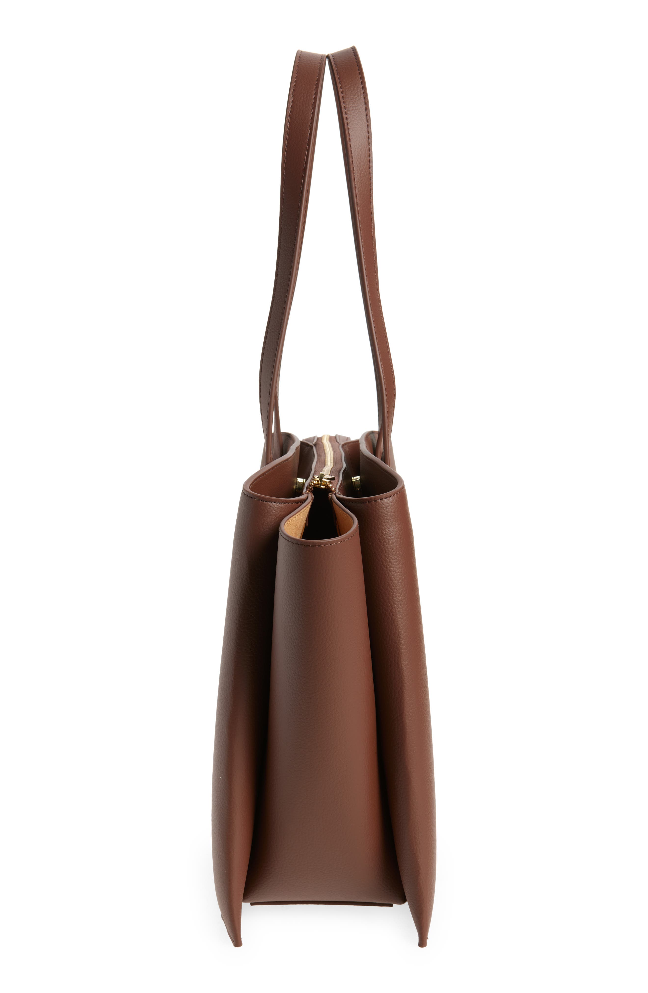 Freja New York Paloma Faux Leather Tote, Alternate, color, 