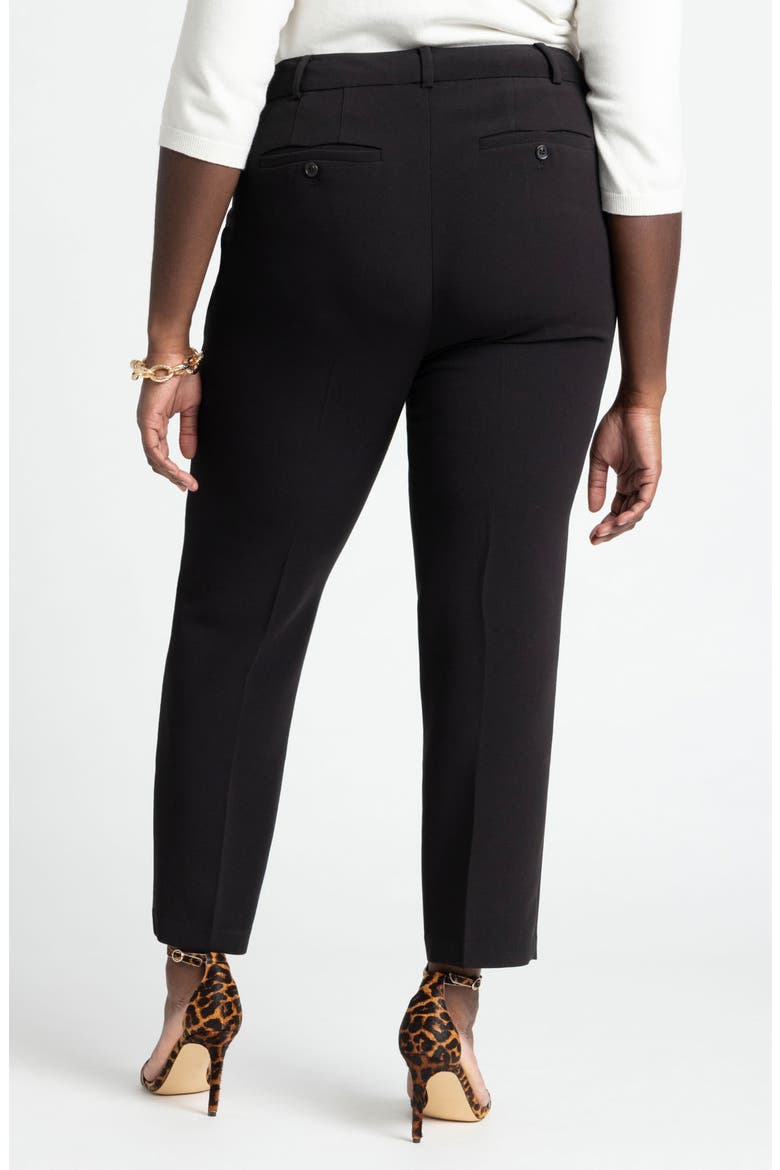 The Iconic Kady Ankle Straight Leg Pants, Alternate, color, BLACK