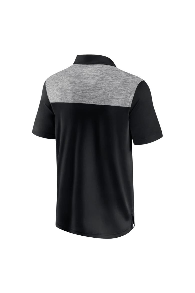 Men's Fanatics Black Minnesota Golden Gophers Iconic Brushed Blocked Polo, Alternate, color, Black