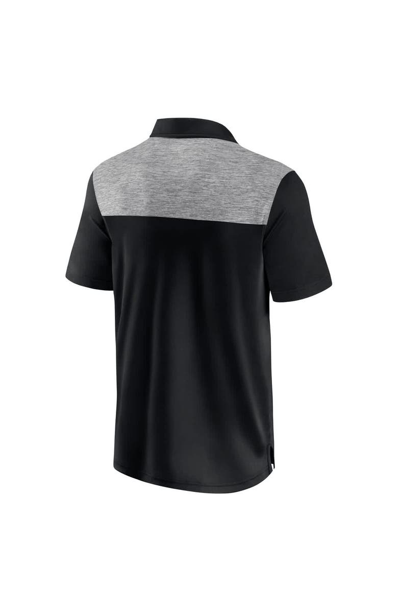 FANATICS Men's Fanatics Black Minnesota Golden Gophers Iconic Brushed Blocked Polo, Alternate, color, Black