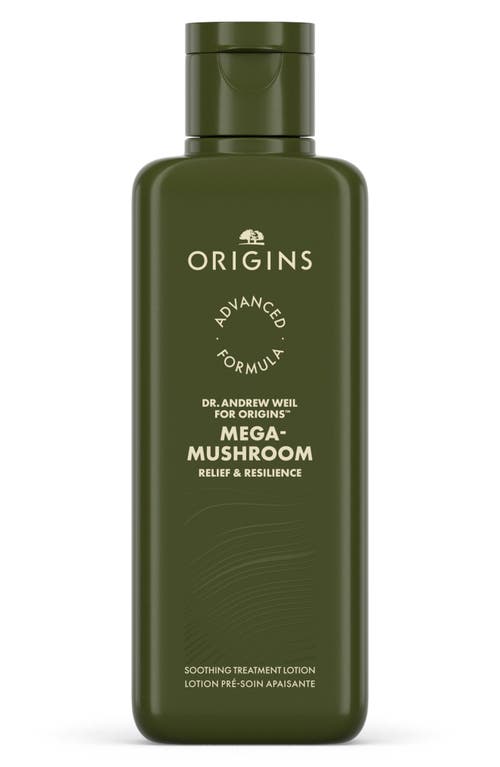 Origins Dr. Weil For ™ Mega-mushroom Relief & Resilience Soothing Treatment Lotion In Transparent