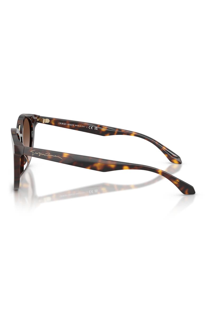 49mm Round Sunglasses, Alternate, color, HAVANA / BROWN GRADIENT