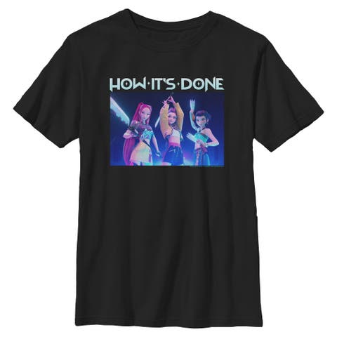 Boy's Kpop Demon Hunters Huntrix How It Is Done  Graphic T-Shirt