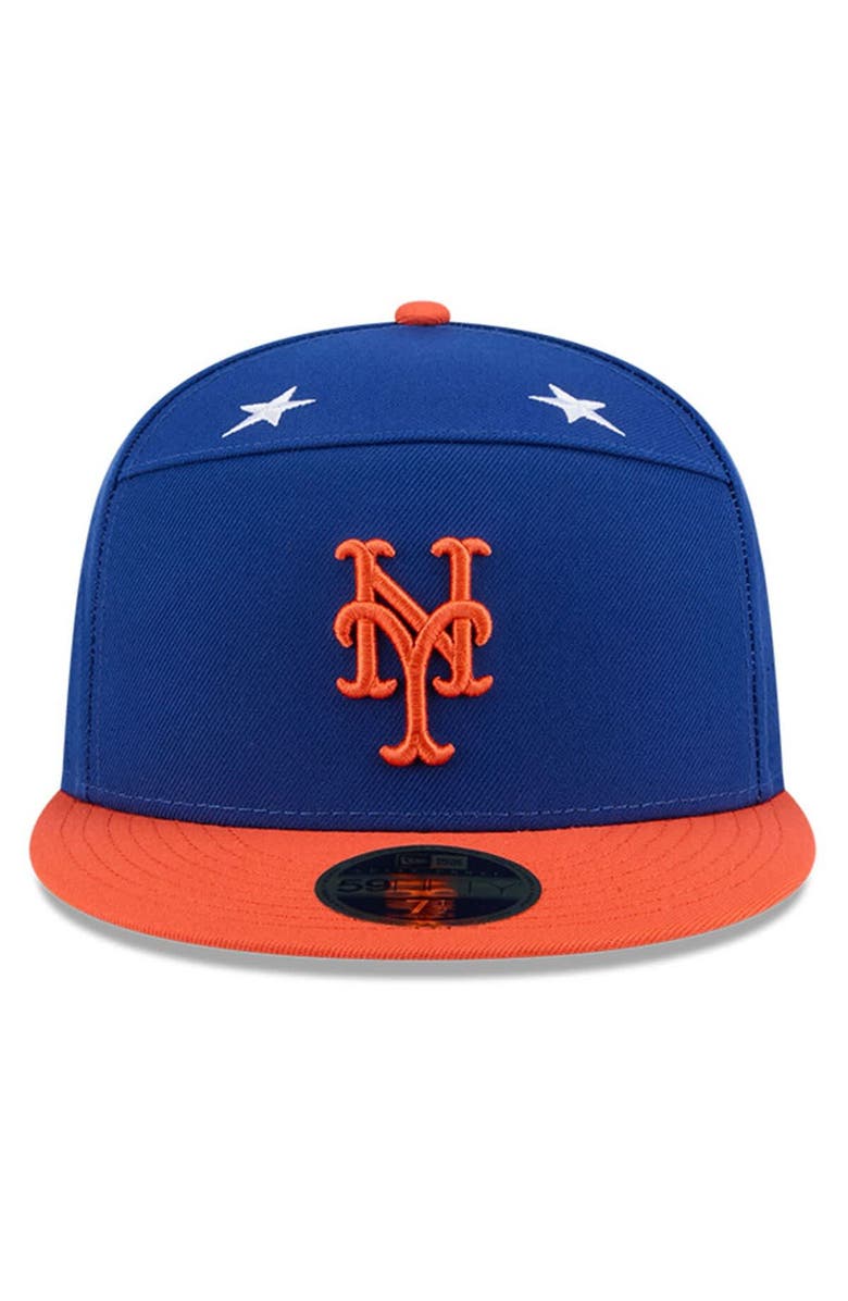 New Era Men's New Era Royal/Orange  New York Mets 2025 MLB All-Star Game Side Patch 59FIFTY Fitted Hat, Alternate, color, 