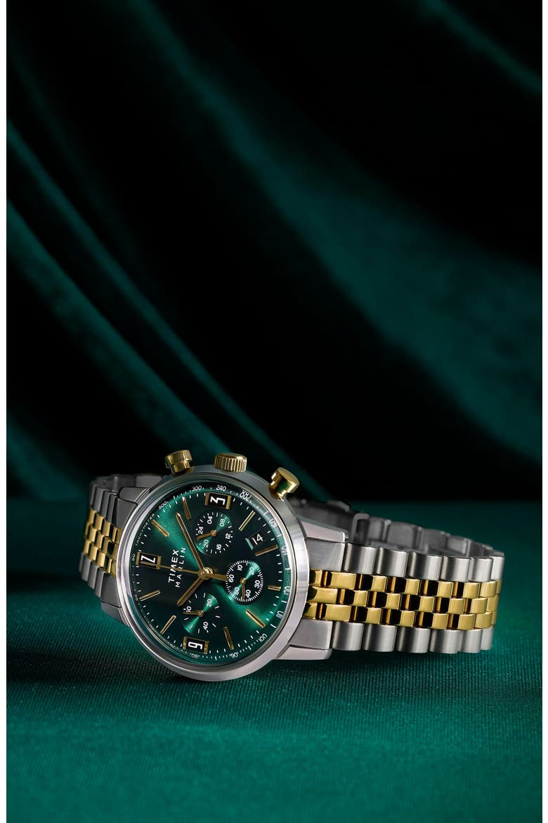 Marlin Chronograph Bracelet Watch, 40mm, Alternate, color, TWO-TONE